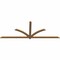 Ekena Millwork Redmond Smooth Timber Gable Bracket, Western Red Cedar, 108"W x 40"H x 1 1/2"D x 3 1/2"F, 9/12 Pitch GBW108X40X0204RED00SWR - alternate 3